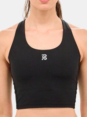 Bandit Running Black Women's Racerback Tank Crop